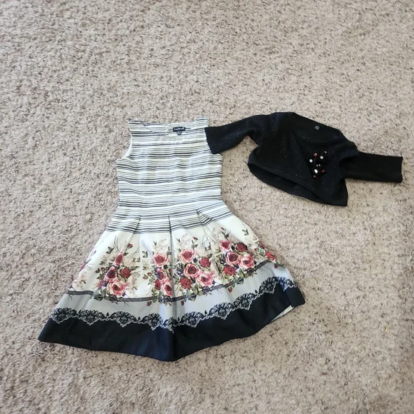 American Princess Navy Blue Lace Dress - Picture 11 of 12